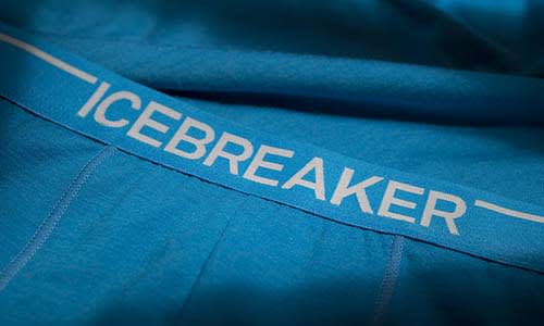 sous-vêtement mérinos icebreaker bleu