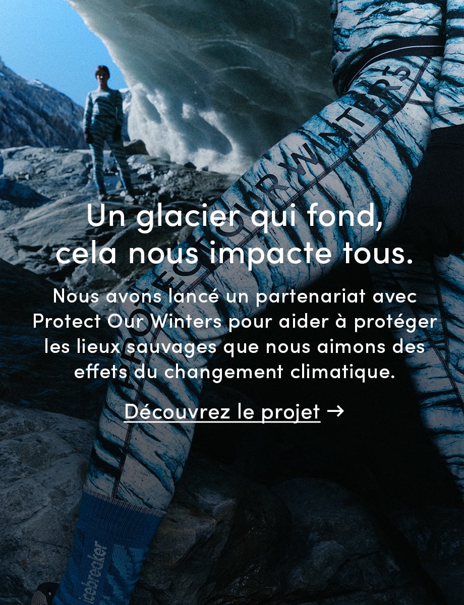 What melts up there, matters down here. We've teamed up with protect our winters to help preserve the wild places we love from the effect of climate change. Click this marketing insert to find out more.