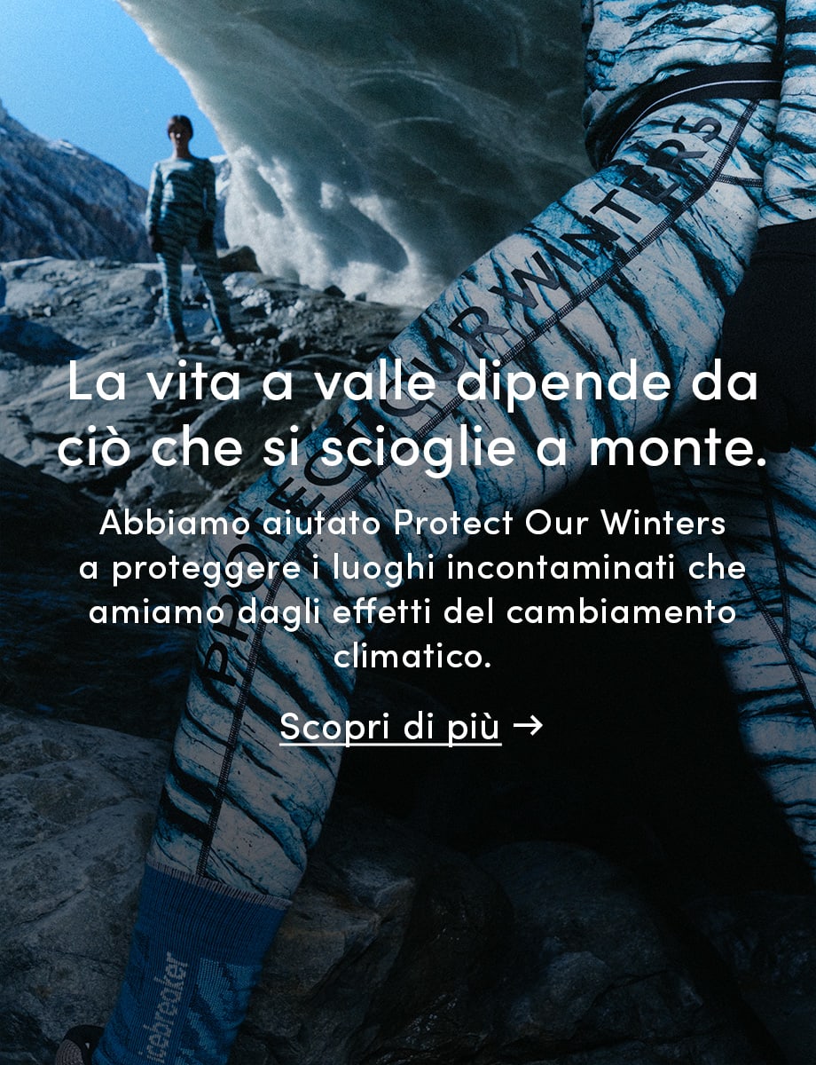 What melts up there, matters down here. We've teamed up with protect our winters to help preserve the wild places we love from the effect of climate change. Click this marketing insert to find out more.