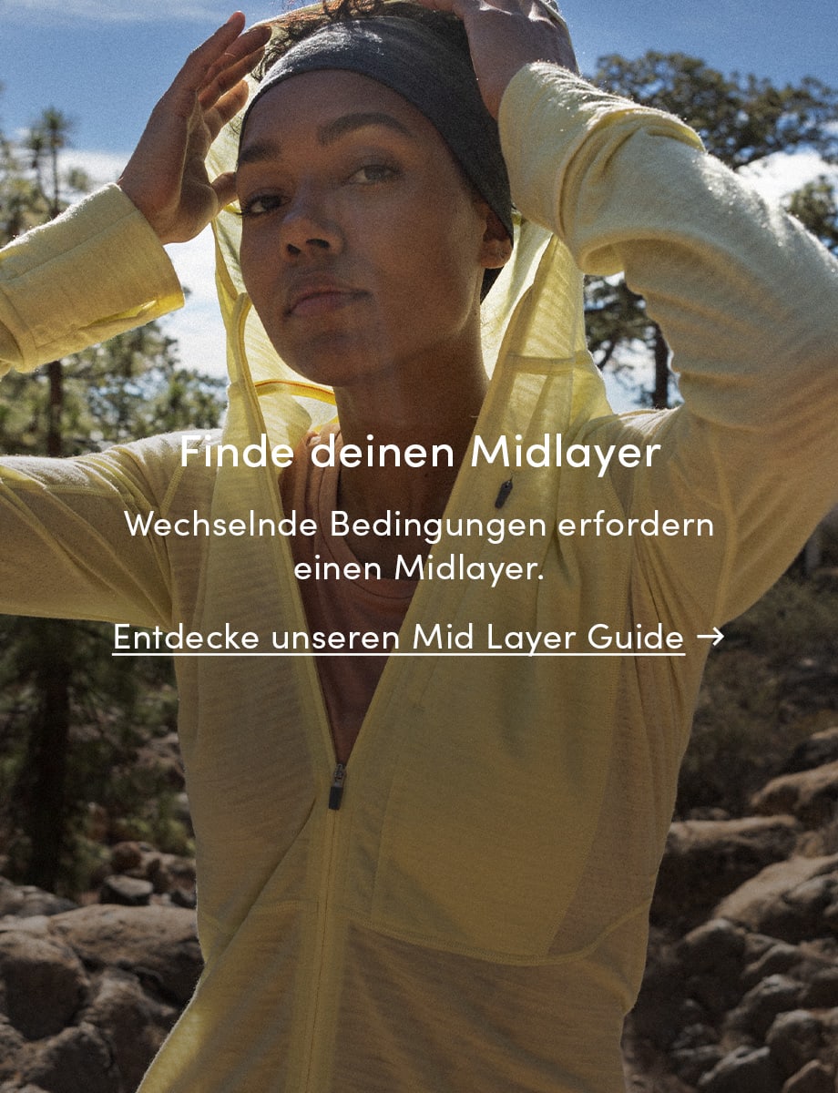 Discover your perfect mid layer. Click on this image to discover our mid layer guide.