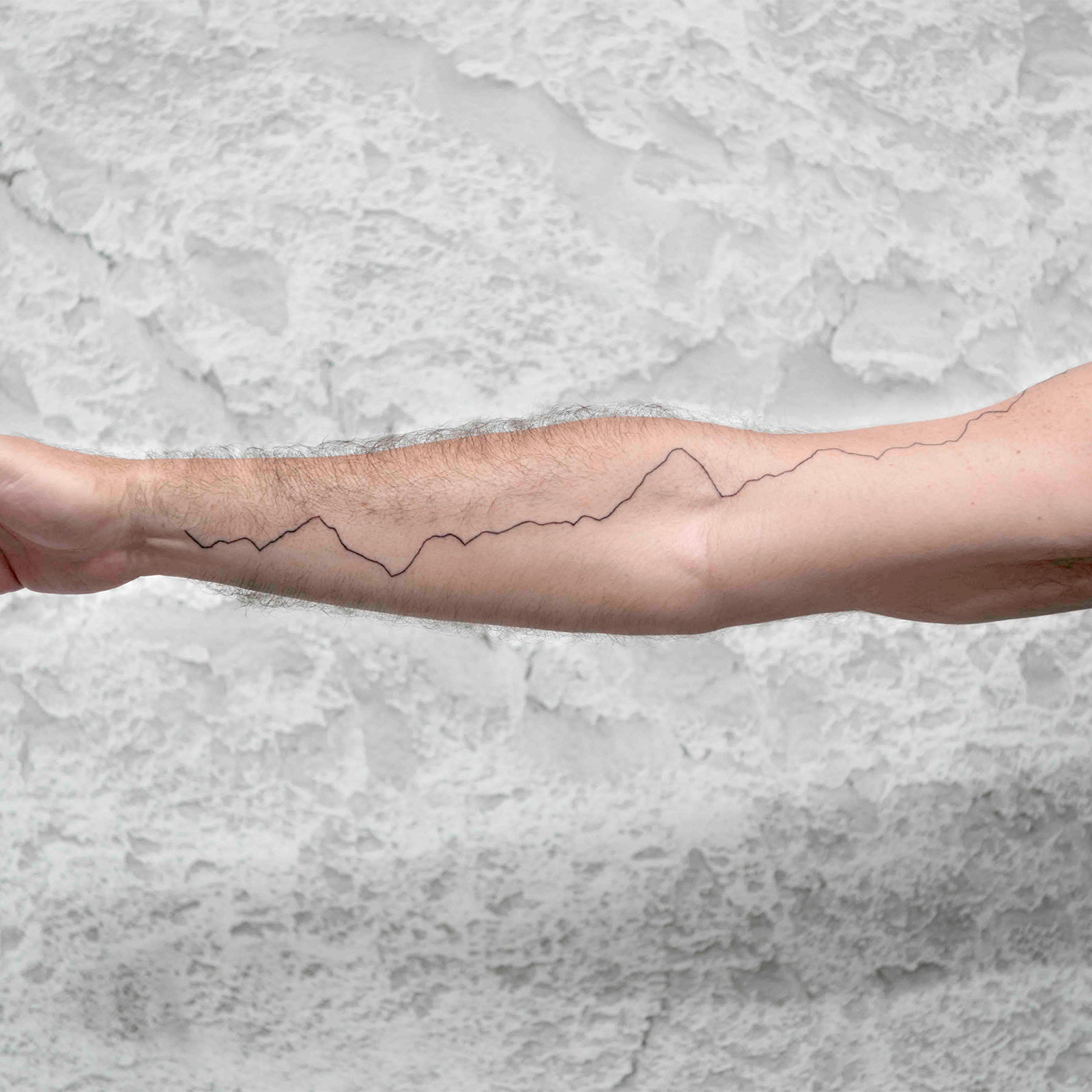Justin Brice Guariglia's arm tatoo