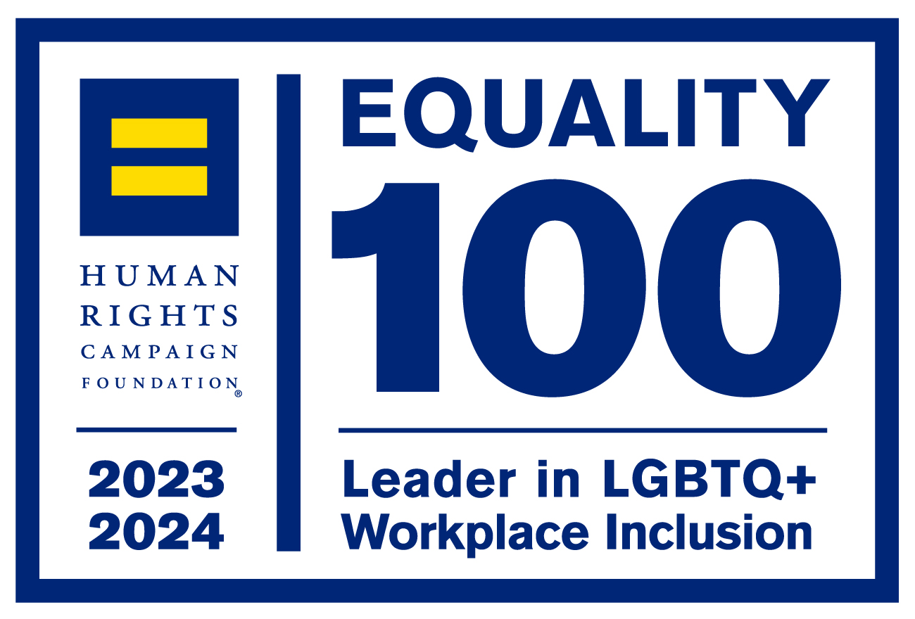 Equality 100 - Leader in LGBTQ+ Logo