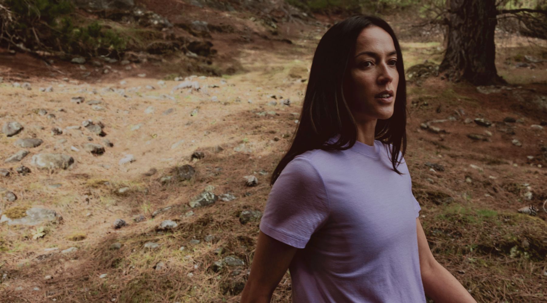 woman wearing merino wool