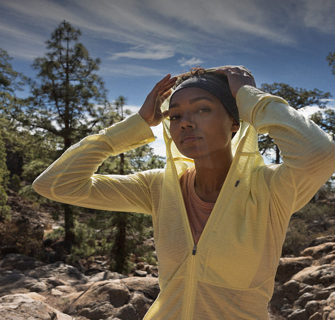 100% plastic-free mid layers.